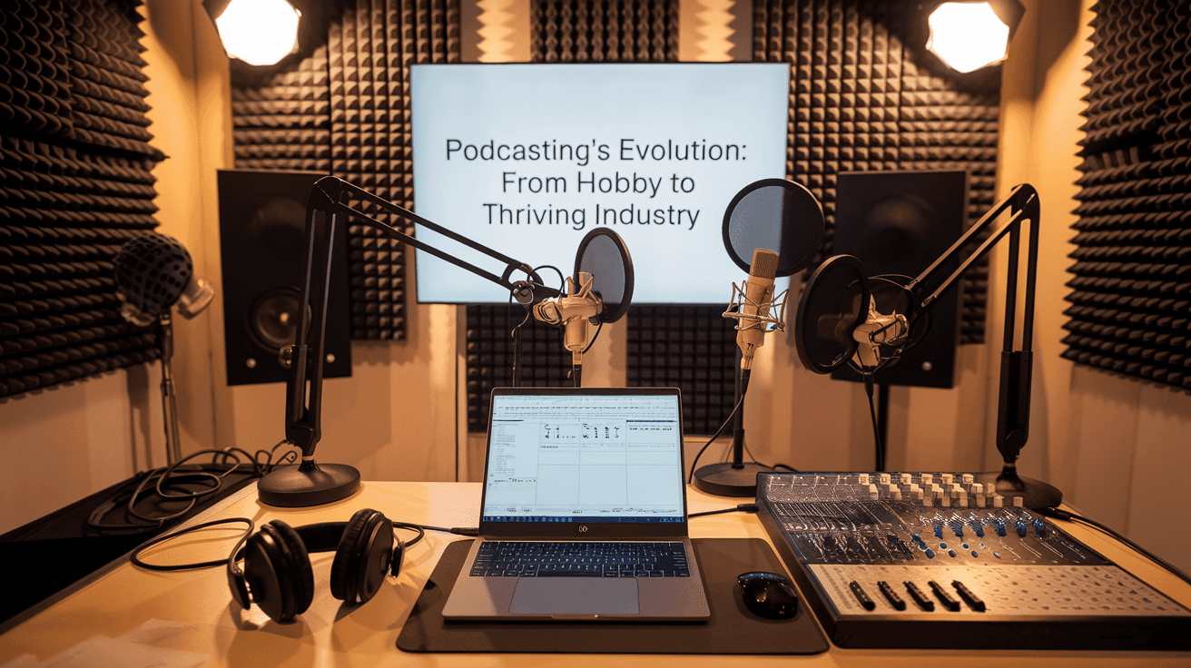 Podcasting’s Evolution: From Hobby to Thriving Industry Podcasting’s Evolution: From Hobby to Thriving Industry