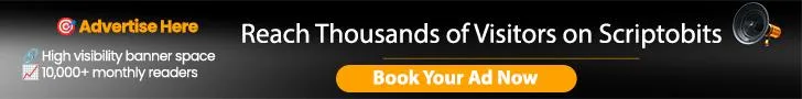 banner promotionnelle espace pub scriptobits