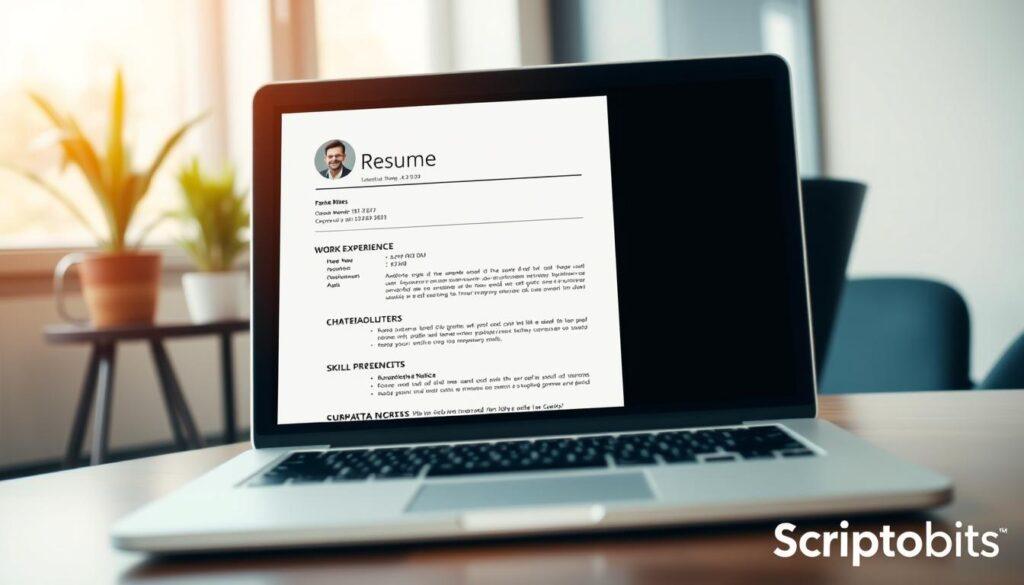 professional resume work experience