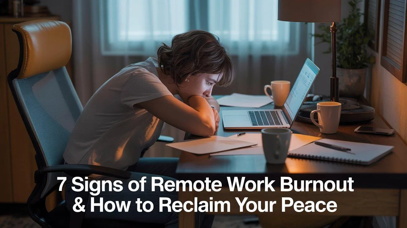 7 Signs of Remote Work Burnout & How to Reclaim Your Peace