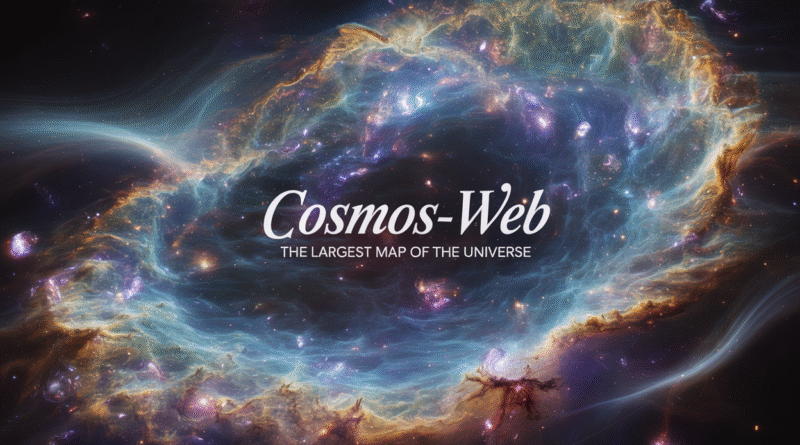 COSMOS-Web: The Largest Map of the Universe Reveals 800,000 Galaxies and Challenges Early Cosmology