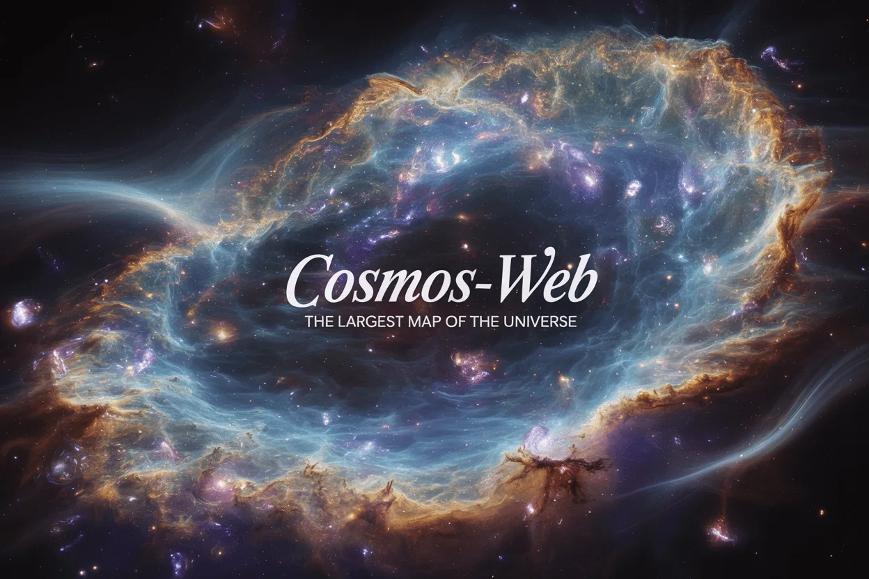 COSMOS-Web: The Largest Map of the Universe Reveals 800,000 Galaxies and Challenges Early Cosmology COSMOS-Web: The Largest Map of the Universe Reveals 800,000 Galaxies and Challenges Early Cosmology