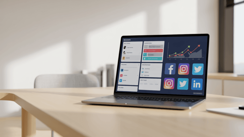 Automated Social Media Management Service : 